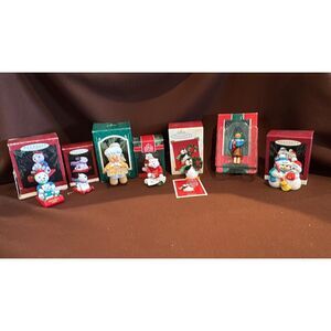 Hallmark Keepsake Christmas Ornament's  Lot of 7